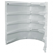 WELLCRAFT #5600 EGRESS WINDOW   
WELL SYSTEM / PER SECTION ! *
3 PIECES = 49" HEIGHT * 4 PIECES
= 63" HEIGHT