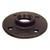 3/4 BLK MALL FLR FLANGE         