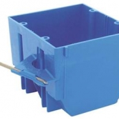 B232AUPC 32CUIN 2-GANG NEW WORK
SWITCH/OUTLET BOX (BLUE PLASTIC)