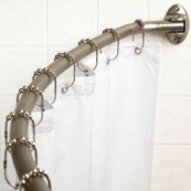 35601BN 72"CURVD B/N HOTEL ROD