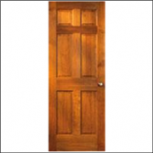 2/0x6/8 R108 6-PANEL RADIATA
PINE SLAB; 1-3/8" THICK; DOUBLE
HIP PANEL