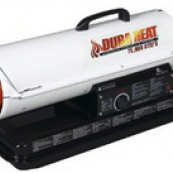 DFA75T 75K BTU FORCED AIR HEATER

KEROSENE 18000 SQ-FT COVERAGE 
DURA-HEAT