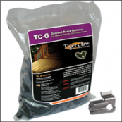 TCG DECK CLIPS 500SF - 900 CLIPS
SCRW SLD SEPARATE(SKU F5906GNSC)
USE WITH TIGER CLAW GUN FOR:
TREX,FIBERON,LATITUDES,WOLF
DECK,
GOSSEN,MODERN VIEW,MOISTURE
SHIELD, CHOICE DECK, VERANDA,
TUFDECK,OTHER GROOVED BOARDS