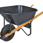 WB6PMB 6CU.FT BLACK POLY WHEEL-
BARROW (BLACK POLY TUB)