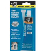 00753 2.8OZ CLEAR WINDOW & DOOR
100% SILICONE SEALANT