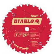 CIRC SAW BLD 7-1/4 X 24T FRAMING
D0724A DIABLO