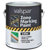 #136 VALSPAR GAL YELLOW TRAFFIC
MARKING PAINT