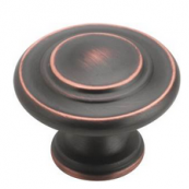 BP1586ORB 1-3/8"3RING INSPIRATIN
CABINET KNOB OIL RUB BRONZE