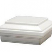 TREX TRANSCENDS 6"X6" FLAT POST
CAP CLASSIC WHITE
PWTSQCAP6X6