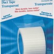 2105CD 1.5"X5YD 3M DUCT TAPE
TRANSPARENT