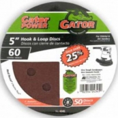 4345 5"60 GRIT GATOR 8HOLE HLOOP
SANDING .