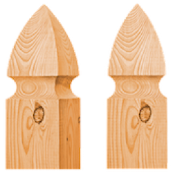 6x6x8 GOTHIC POST ÂµCA .15 GC