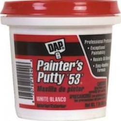 12240 DAP PAINTERS PUTTY 1/2PT 
WHT.