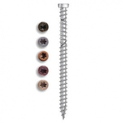 7X2-1/4 STNL TRM SCR M BRN 350CT