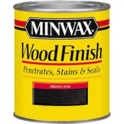 **22718 EBONY WD FINISH 1/2PT  