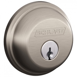 B60NG619 SNGL CYL DEADBLT STN NK