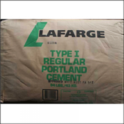 94 LB PORTLAND CEMENT / WHITE   
40 or 35 BAGS PER SKID