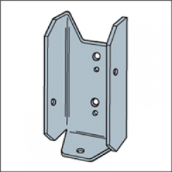 FB24Z FENCE BRACKET 2X4
(CASE/100)