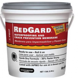 LQWAF1-2 REDGARD WATERPROOFR GAL
ELASTOMERC-USE UNDR CERAMIC TILE
AND STONE FLOORS-APPROVED AS 
SHOWER PAN LINER