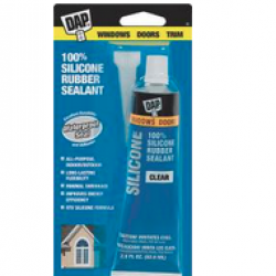 00753 2.8OZ CLEAR WINDOW & DOOR
100% SILICONE SEALANT