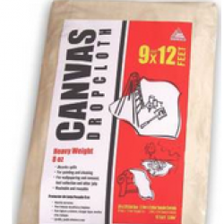 68101/58901 9X12 8OZ COTTON /
CANVAS DROP CLOTH (SUPER TUFF)