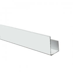 WHITE VINYL STOPBEAD - 1/2X10' 
J SHAPED BEAD 50 PCS PER BOX !