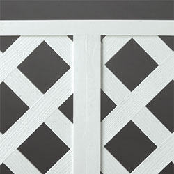 8' WHT POLY LATTICE DIVIDER
(FITS 1/4