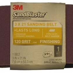 9191 3X21 PURPLE 120 SAND BELT