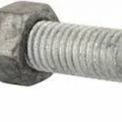 600083 3/8X6 HDG CARRIAGE BX25
W/NUTS